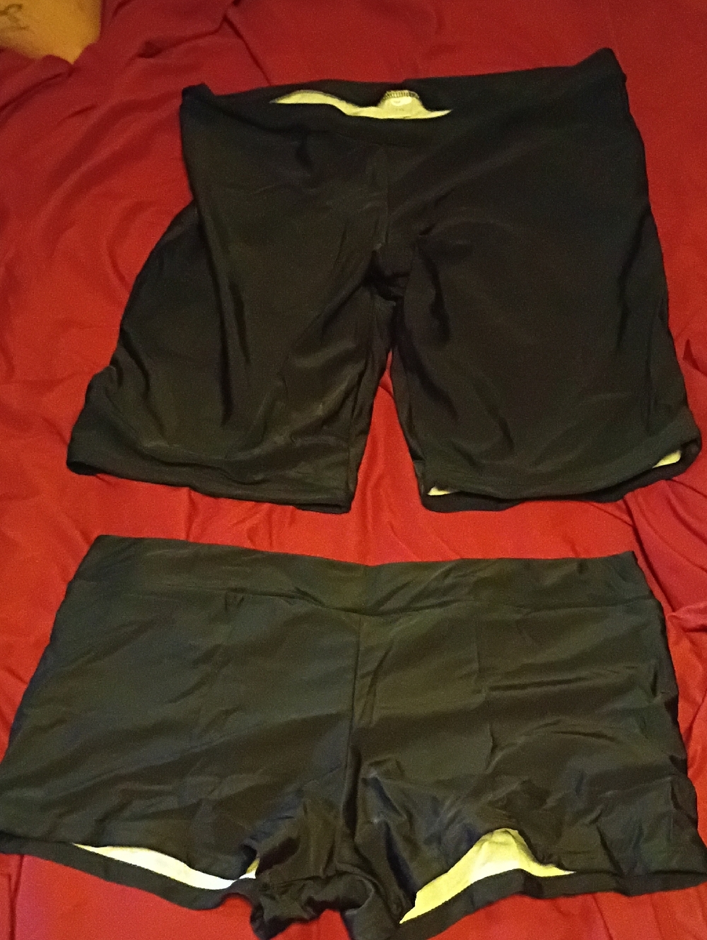 2 Pairs Amazon Swim Women’s Black Shorts NWOT